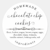 Persoonlijke Homemade Food Sticker (Voorkant)