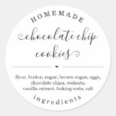 Persoonlijke Homemade Food Sticker (Voorkant)