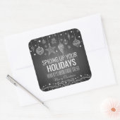 Persoonlijke Homemade Salsa Holiday Vierkante Sticker (Envelop)