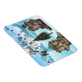 Persoonlijke homes "Blij dat we buren zijn" Vakant Magneet (Rechterzijde)