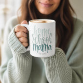 Persoonlijke Homeschool Mama Est datum Blauwe Tint Koffiemok