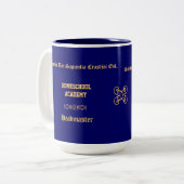 Persoonlijke Homeschool-Mok Tweekleurige Koffiemok (Voorkant links)