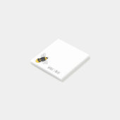 Persoonlijke hommel in de toelichting post-it® notes (Schuin)