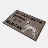 Persoonlijke hond Doormat, Funny Dog Welkom Deurmat (Schuin)