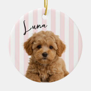 Persoonlijke Hond Gedenkfoto Keramisch Ornament