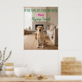 Persoonlijke Hond Gedenkposter Poster (Keuken)