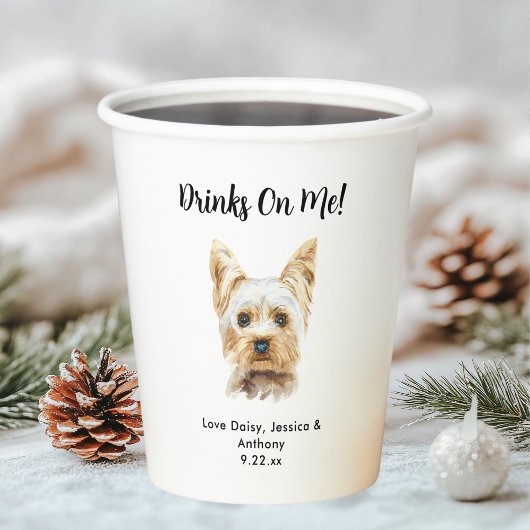 Persoonlijke Hond Huwelijk Papieren Bekers