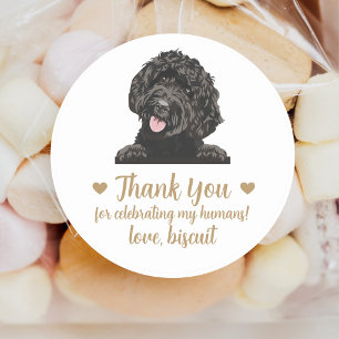 Persoonlijke Hond Huwelijks Cadeautje Stickers