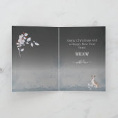 Persoonlijke hond mam Italiaans Greyhound Whippet Feestdagen Kaart (Binnen)