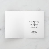 Persoonlijke hond Mam Pet Corgi Moederdag Feestdagen Kaart (Binnen)