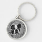 Persoonlijke hond Memorial Sleutelhanger (Voorkant)
