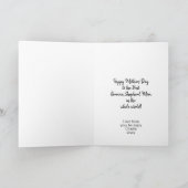 Persoonlijke Hond Moeder Duitse Herder Moederdag Feestdagen Kaart (Binnen)