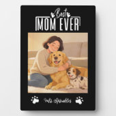 Persoonlijke hond-moeder met aangepaste naam | Gel Fotoplaat (voorkant)