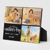 Persoonlijke hond-moeder met aangepaste naam | Gel Fotoplaat (Zijkant)