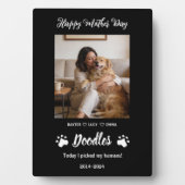 Persoonlijke hond-moeder met aangepaste naam | Gel Fotoplaat (voorkant)