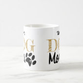Persoonlijke 'Hond Moeder' mok met pootafdruk cade (Center)