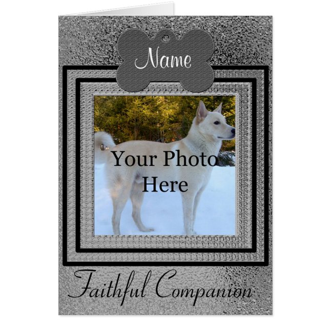 Persoonlijke hond of kat Memorial (Voorkant)