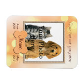 Persoonlijke hond of kat Memorial Magneet (Horizontaal)