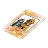 Persoonlijke hond of kat Memorial Magneet (Linkerzijde)