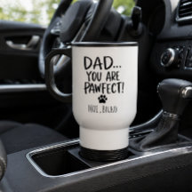 Persoonlijke 'Hond Papa' Reisbeker | Modern Coole