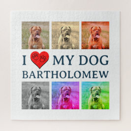 Persoonlijke hond Pop Art huisdierliefhebber cadea Legpuzzel