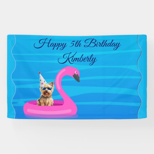 Persoonlijke Honden Drijver Spandoek (Horizontaal)
