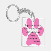 Persoonlijke honden laten verfprinters loslaten Sl Sleutelhanger (Voorkant Links)