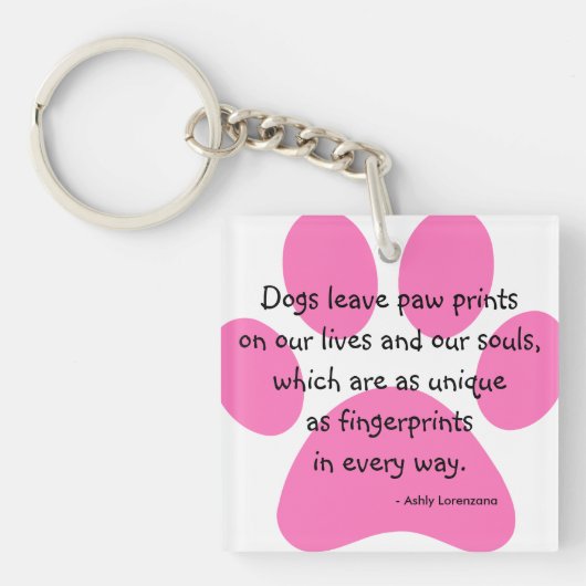 Persoonlijke honden laten verfprinters loslaten Sl Sleutelhanger (Voorkant)