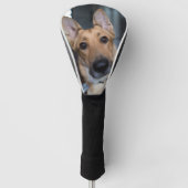 Persoonlijke hondenfoto golfheadcover (Voorkant)