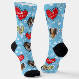 Persoonlijke hondenfoto sokken | Op maat gemaakte