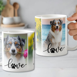 Persoonlijke hondenfoto voor hondenliefhebbers koffiemok