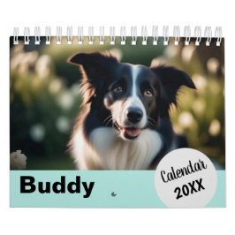 Persoonlijke hondenfoto's huisdier jaar maak je ei kalender