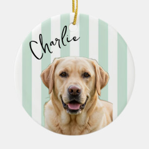 Persoonlijke hondenherdenkingsornament keramisch ornament