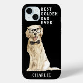 Persoonlijke hondennaam Beste Golden Pa ooit Black Case-Mate iPhone Case (Achterkant)