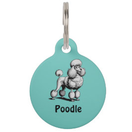 Persoonlijke Hondenpenning Ronde Hond Penning voor