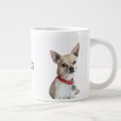 Persoonlijke Hondsfoto | Aangepaste Huisdiernaam Grote Koffiekop (Rechts)