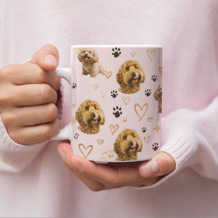 Persoonlijke Hondsfoto Roze Koffiemok