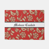 Persoonlijke Hongaarse elegantie Welkom Deurmat (Voorkant)