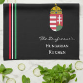 Persoonlijke Hongaarse keuken met wapenstilstand Theedoek (Gevouwen)