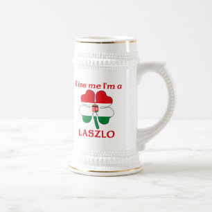 Persoonlijke Hongaarse kus Ik ben Laszlo Bierpul