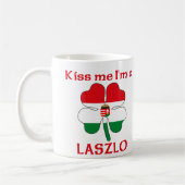 Persoonlijke Hongaarse kus Ik ben Laszlo Koffiemok (Links)