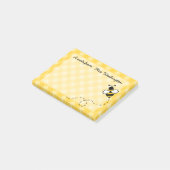 Persoonlijke Honingbij Post It Notities Post-it® Notes (Schuin)