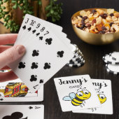 Persoonlijke honingbij speelkaarten cadeau (Insitu)