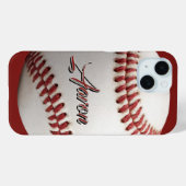 Persoonlijke honkbal Case-Mate iPhone case (Achterkant (horizontaal))