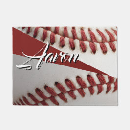 Persoonlijke honkbal deurmat