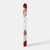 Persoonlijke honkbal iPhone 15 case (Linkerkant)