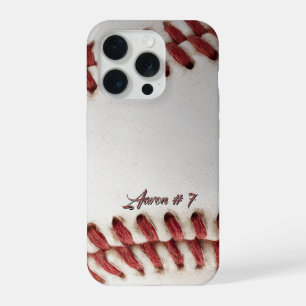 Persoonlijke honkbal iPhone 15 pro case
