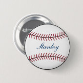 Persoonlijke honkbal knop ronde button 5,7 cm (Voorkant /achterkant)