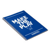 Persoonlijke Honkbal School Notitieboek (Rechterzijde)