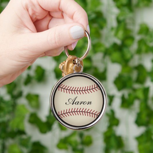 Persoonlijke honkbal sleutelhanger cadeau (Hand)
